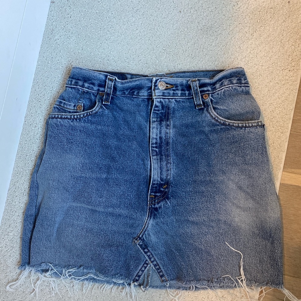 LEVIS DENIM SKIRT - Picture 2 of 3